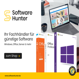 Softwarehunter – Fachhändler für günstige Software wie Windows und Office